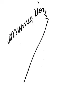 signature d'Adrien Bonnefoy-Sibour