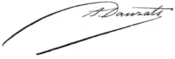 signature d'Adrien Dauzats