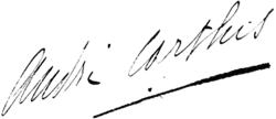 signature d'André Corthis