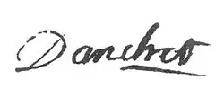 signature d'Antoine Danchet