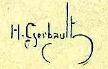 signature de Henry Gerbault
