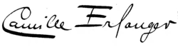 signature de Camille Erlanger