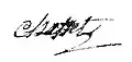 Signature de Charles Antoine Chasset