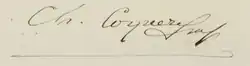 Signature de Charles Coquerel