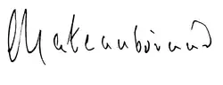 signature de François-René de Chateaubriand