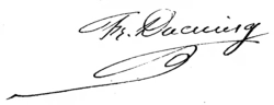 signature de François Ducuing