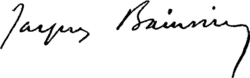 signature de Jacques Bainville