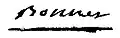 Signature de Jacques Bonnet (prêtre)