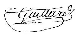signature de Jean-Baptiste Guittard