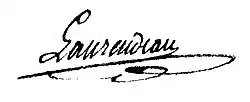 signature de Jean-Charles Laurendeau