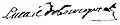 Signature de Jean-Joseph Lucas de Bourgerel