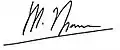 Signature de Jean-Marc Ayrault