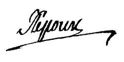 signature de Jean-Marie Repoux