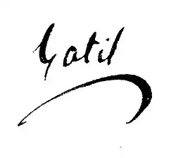 signature de Joseph Latil