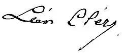 signature de Léon Cléry
