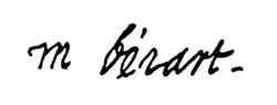 signature de Madeleine Béjart