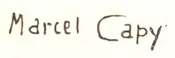 signature de Marcel Capy