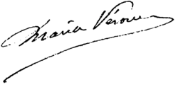 signature de Maria Vérone