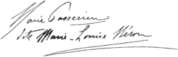 signature de Marie-Louise Néron