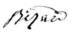 signature de Maurice Bizard