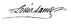 signature de Michel-Louis Lamy