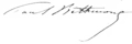 Signature de Paul Louis Gabriel Bethmont