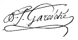 signature de Pierre-Isaac Garesché