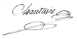 signature de Pierre-Laurent Chantaire