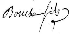 signature de Pierre Balthazard Bouche