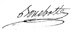 signature de Pierre Paul Alexandre Bouchotte
