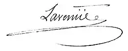 signature de Raymond Lavenue