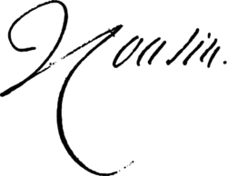 signature de Victor Cousin