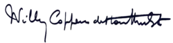 signature de Willy Coppens