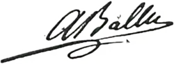 signature d'Albert Ballu