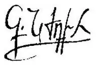 signature de Garéguine Njdeh