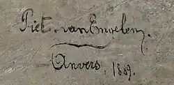 signature de Piet van Engelen