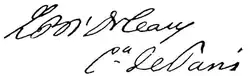 Signature de Philippe d’Orléans