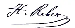 signature de Napoléon Henri Reber