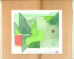 Signification as Factor of Order, Aquarelle 20&nbsp;×&nbsp;20&nbsp;cm, 2014