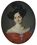 École de Jacques Augustin, Portrait de femme, musée du Louvre.
