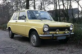Une Simca 1100 3&nbsp;portes de 1974.