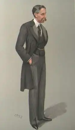 Dessin représentant Henry Herbert lorsqu'il travaillait à Washington