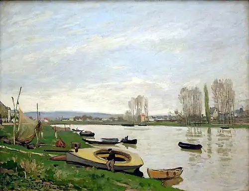 La Seine à Argenteuil (1872)Aix-les-Bains, musée Faure.