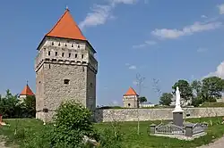 Tour du château de Skalat.