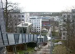 Le funiculaire de Skärholmen.