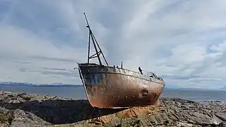 Epave du Evelyn Karin.