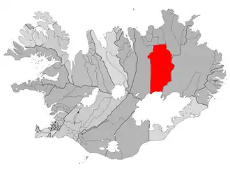 Localisation de Skútustaðahreppur