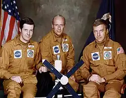 De gauche à droite : Kerwin, Conrad et Weitz