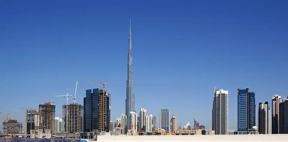 Skyline-Dubai en 2010
