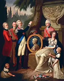 Portrait de la famille Prozor, 1789, Musée national de Varsovie.